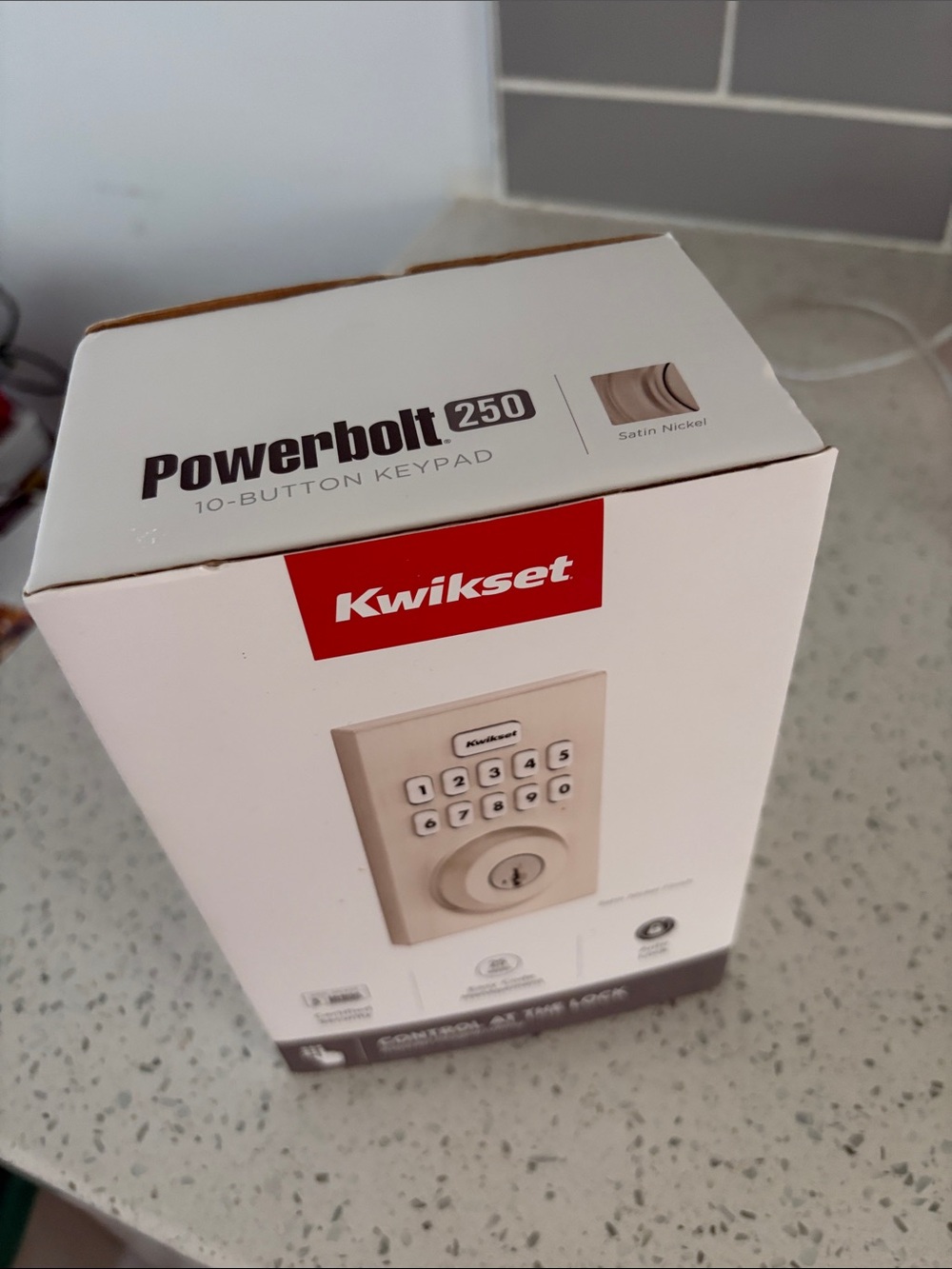 Kwikset Powerbolt 250 Electronic Keypad Deadbolt in Beige
